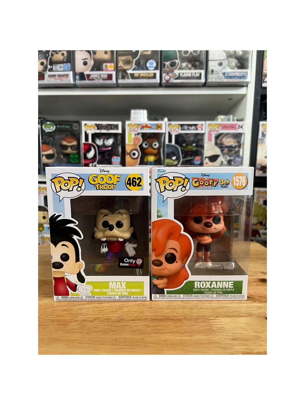 2 Goofy Movie Funko Pops EXC VAULTED Max Goof & Roxanne #462 #1577 Disney Movies